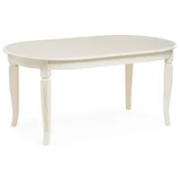 Обеденный стол Woodville Aviano / 618723 (овальный/слоновая кость)