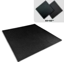Мягкий пазл-коврик Calviano EVA (60х60х1,2см) черный (1 шт.)