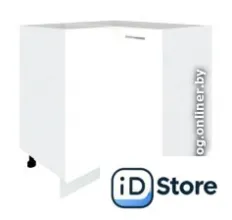 Шкаф напольный Кортекс-мебель Корнелия Лира НШУ без столешницы угловой (белый)