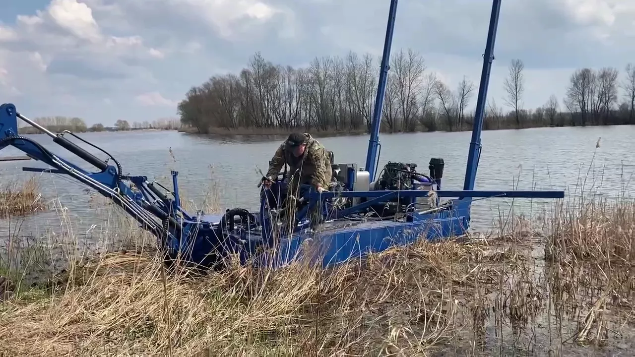 Мини Земснаряд Для Очистки Водоемов Купить