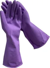 Латексные перчатки Meine Liebe Чистенот Латексные Универсальные (M, фиолетовый)