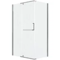 Душевой уголок Grossman Pragma 100x80x195 120.K33.03.1080.10.02 (хром/шиншилла стекло)