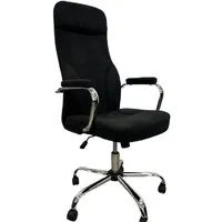 Офисное кресло SitUp Tucson chrome (ткань Black/Black)