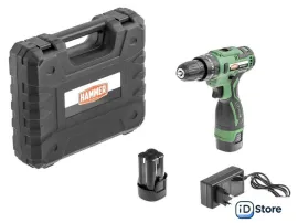 Ударная дрель-шуруповерт Hammer ACD16CH (с 2-мя АКБ, кейс)