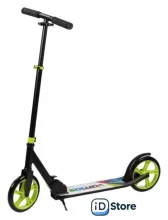Двухколесный подростковый самокат Indigo Vamos IN054 (черный/зеленый)