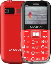 Кнопочный телефон Maxvi B6ds (красный)