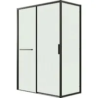 Душевой уголок Grossman Style 110x100x195 120.K33.05.1110.21.00 (черный матовый/стекло прозрачное)