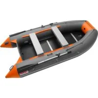 Моторная лодка Roger Boat Hunter Keel 3500 (малокилевая, графит/оранжевый)