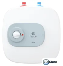 Накопительный электрический водонагреватель под мойку Royal Clima Delta RWH-D15-FEU
