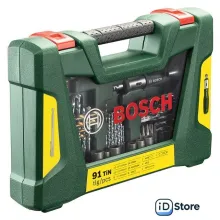 Набор оснастки для электроинструмента Bosch V-Line Titanium 2607017195 91 предмет