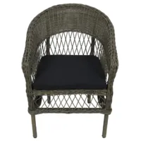 Кресло садовое Garden Story Бейхан / GS020/1С (темно-серый)