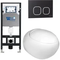 Унитаз подвесной с инсталляцией WeltWasser Amberg 506 Jeckenbach 004 GL-WT Amberg RD-BL