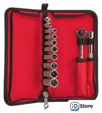 Набор трещотка с головками Milwaukee 48229001 (12 предметов)