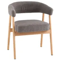 Стул Stool Group Zubo / DM4729-1 OTE-Q-456 (с деревянными ножками, темно-серый)