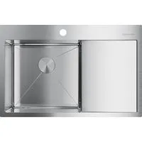 Кухонная мойка Omoikiri Akisame 78-IN-L 4973060 (нержавеющая сталь)