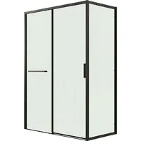 Душевой уголок Grossman Style 100x100x195 120.K33.05.1010.21.00 (черный матовый/стекло прозрачное)