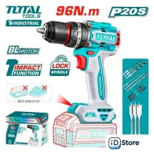 Ударная дрель-шуруповерт Total TIDLI209681 (без АКБ)