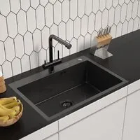 Кухонная мойка ARFEKA ECO AR 700500 BLACK PVD NANO DECOR