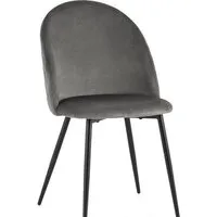 Стул Stool Group Lilly HLR-24 (велюр антрацитовый)