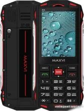 Кнопочный телефон Maxvi R3 (красный)