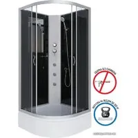Душевая кабина Niagara NG-3503-14BKG 80x80x215