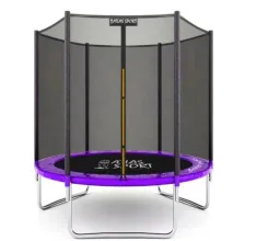 Батут Atlas Sport 183 см (6ft) с внешней сеткой без лестницы (фиолетовый)