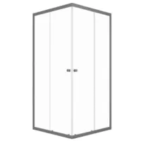 Душевой уголок Triton Вента 90x90 (графит, без поддона)