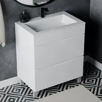 Мебель для ванных комнат Vela Тумба под умывальник Vela Бриз 70Н под Luxor TU84047