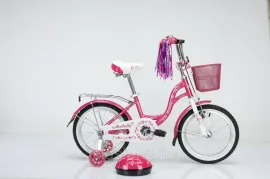 Детский велосипед DELTA Butterfly 18" шлем (розовый)