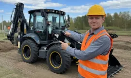 Аренда экскаватора погрузчика, с машинистом и доставкой