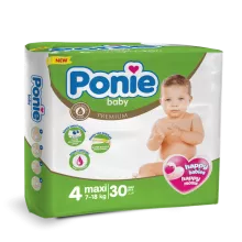 Подгузники детские Турецкие Ponie Baby Maxi (7-18 Кг) 4