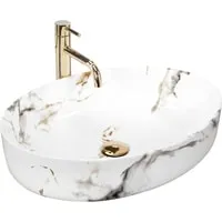Умывальник Rea Queen (carrara shiny)