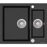 Кухонная мойка Aquasanita Tesa SQT150AW (black metallic 601)