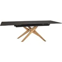 Кухонный стол Signal Loreto ceramic LORETOBROD180 (коричневый/дуб)