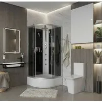 Душевая кабина Niagara NG-3501-14BKTG 90x90