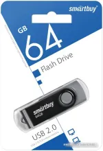 USB Flash SmartBuy Twist 64GB (черный)