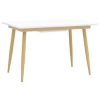 Обеденный стол Stool Group Стокгольм раскладной 120-160x80 / DT-1706-120 (белый)