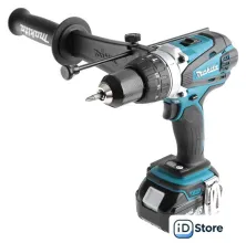 Ударная дрель-шуруповерт Makita DHP458RFE (с 2-мя АКБ, кейс)