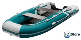 Моторно-килевая лодка Gladiator E420S (морской зеленый-белый)