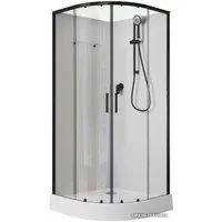 Душевая кабина Aquanet Passion Evo R 100 (черный)