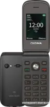 Кнопочный телефон Digma Vox FS241 (черный)