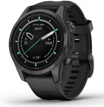 Умные часы Garmin Epix Pro Gen 2 Sapphire 42 мм (карбоново-серый титан/черный)