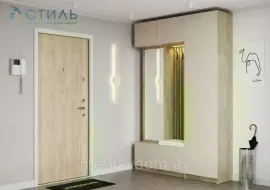 Прихожая Бостон Дуб Крафт серый / Кашемир (1,55м)