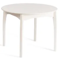 Кухонный стол TetChair Diamante 100x10030x75 круглый (бук/Ivory White)