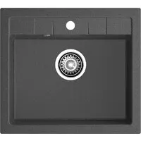 Кухонная мойка GranFest Quadro 561 (графит)