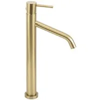 Смеситель для умывальника Rea Level gold matt B6217