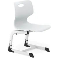 Детский стул Sheffilton SHT-S-TN21/3-5 серый/белый муар