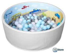 Сухой бассейн Romana Мир внутри Транспорт ДМФ-МК-02.55.01-01 (150 шаров)