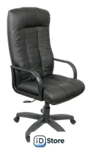 Офисное кресло Деловая обстановка Атлант Стандарт (черный, кожа сплит)