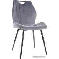 Стул Signal Arco Velvet (bluvel 14 серый/черный)